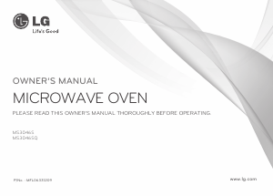 Manual LG MS3046S Microwave