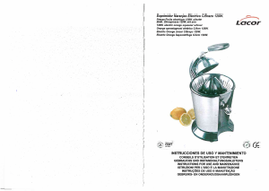 Manual de uso Lacor H8236 Exprimidor de cítricos