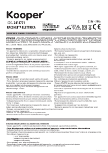 Manuale Kooper 2414771 Repellente per insetti