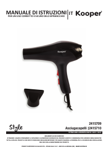 Manual Kooper 2415709 Hair Dryer