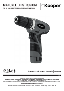 Manuale Kooper 2422426 Trapano avvitatore