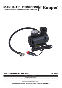 Manual Kooper 2170053 Compressor