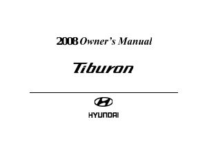 Manual Hyundai Tiburon (2008)