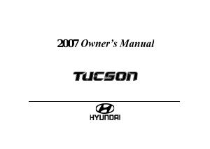 Handleiding Hyundai Tucson (2007)