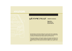 Handleiding Hyundai Veracruz (2009)