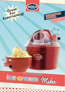Manual Giles & Posner EK0496 Ice Cream Machine