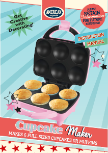 Manual Giles & Posner EK0720 Cupcake Maker