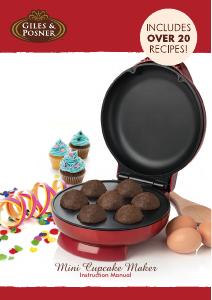 Manual Giles & Posner EK1557 Cupcake Maker