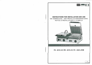 Bedienungsanleitung Fero H9921 Kontaktgrill