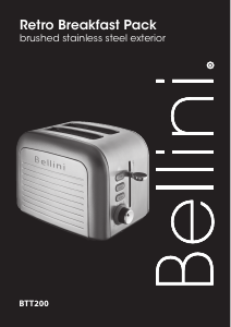 Manual Bellini BTT200 Toaster