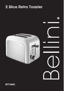 Manual Bellini BTT300C Toaster