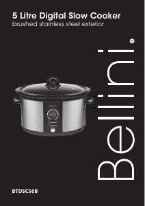 Manual Bellini BTDSC50B Slow Cooker