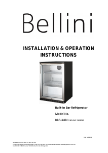 Manual Bellini BBF118BI Refrigerator