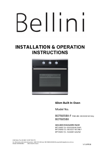 Handleiding Bellini BOT605BX Oven