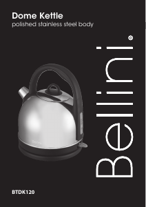 Manual Bellini BTDK120 Kettle