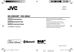 Bedienungsanleitung JVC KD-DB65 Autoradio
