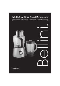 Manual Bellini BTMFP20 Food Processor