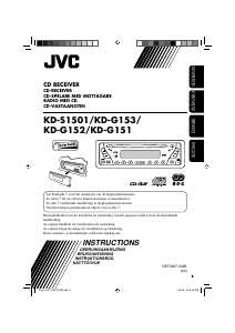 Bruksanvisning JVC KD-G151 Bilradio