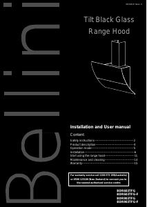Manual Bellini BDR903TFG-F Cooker Hood
