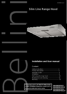 Manual Bellini BR6/903SPW(1) Cooker Hood