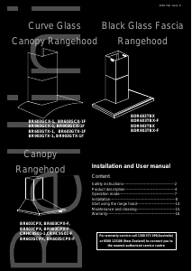 Manual Bellini BR603CPX Cooker Hood