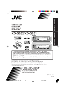 Manual JVC KD-G201 Car Radio