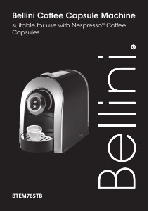 Manual Bellini BTEM785TB Coffee Machine