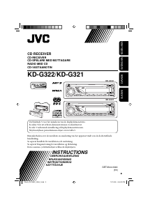 Brugsanvisning JVC KD-G322 Bilradio