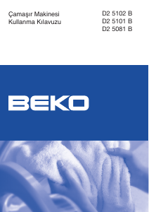 Kullanım kılavuzu BEKO D2 5081 B Çamaşır makinesi