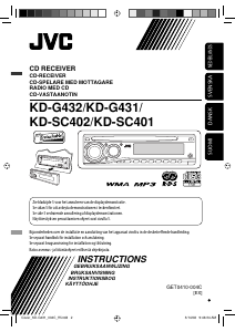 Käyttöohje JVC KD-G432 Autoradio