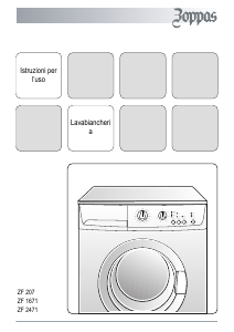 Manuale Zoppas ZF1671 Lavatrice