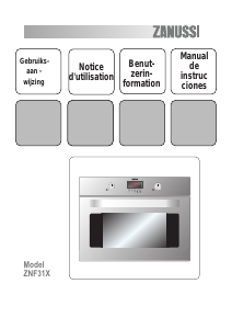 Mode d’emploi Zanussi ZNF31X Micro-onde