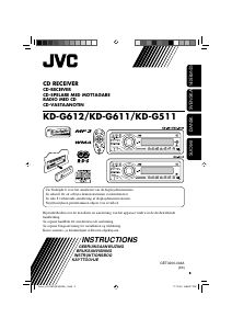 Bruksanvisning JVC KD-G511 Bilradio