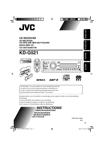 Bruksanvisning JVC KD-G521 Bilradio