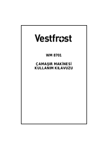 Kullanım kılavuzu Vestfrost WM 8701 Çamaşır makinesi