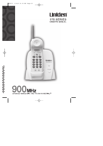 Manual Uniden 370 Wireless Phone