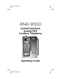 Manual Uniden ANA 9500 Wireless Phone