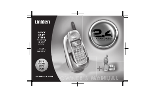 Manual Uniden DCT 646-2 Wireless Phone