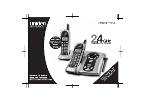 Manual Uniden DCT 5280-2 Wireless Phone