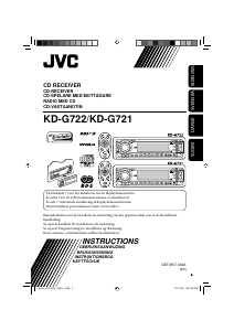 Brugsanvisning JVC KD-G721 Bilradio