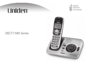 Manual Uniden DECT 1580 Wireless Phone