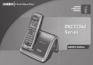 Manual Uniden DECT 2060 Wireless Phone