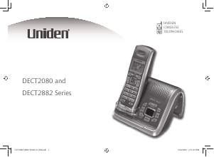 Manual Uniden DECT 2882 Wireless Phone