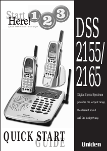 Manual Uniden DSS 2155 Wireless Phone