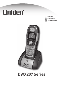 Manual Uniden DWX 207 Wireless Phone