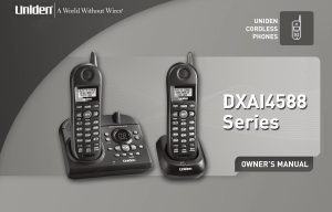 Manual Uniden DXAI 4588 Wireless Phone