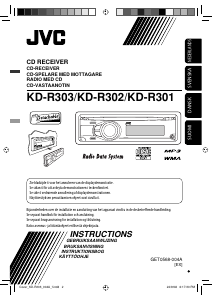 Brugsanvisning JVC KD-R303 Bilradio