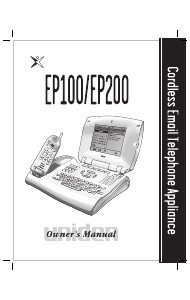 Manual Uniden EP 100 Wireless Phone