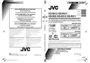 Manual JVC KD-R311 Auto-rádio