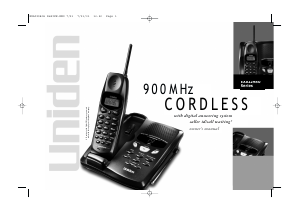 Manual Uniden EXAI 2980 Wireless Phone